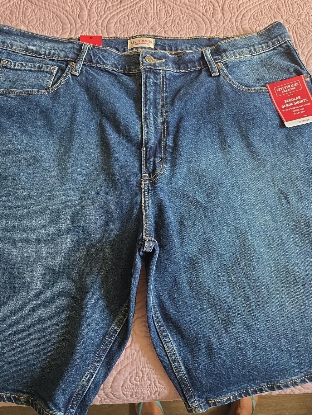 Levi's Men’s Blue Regular Denim Shorts